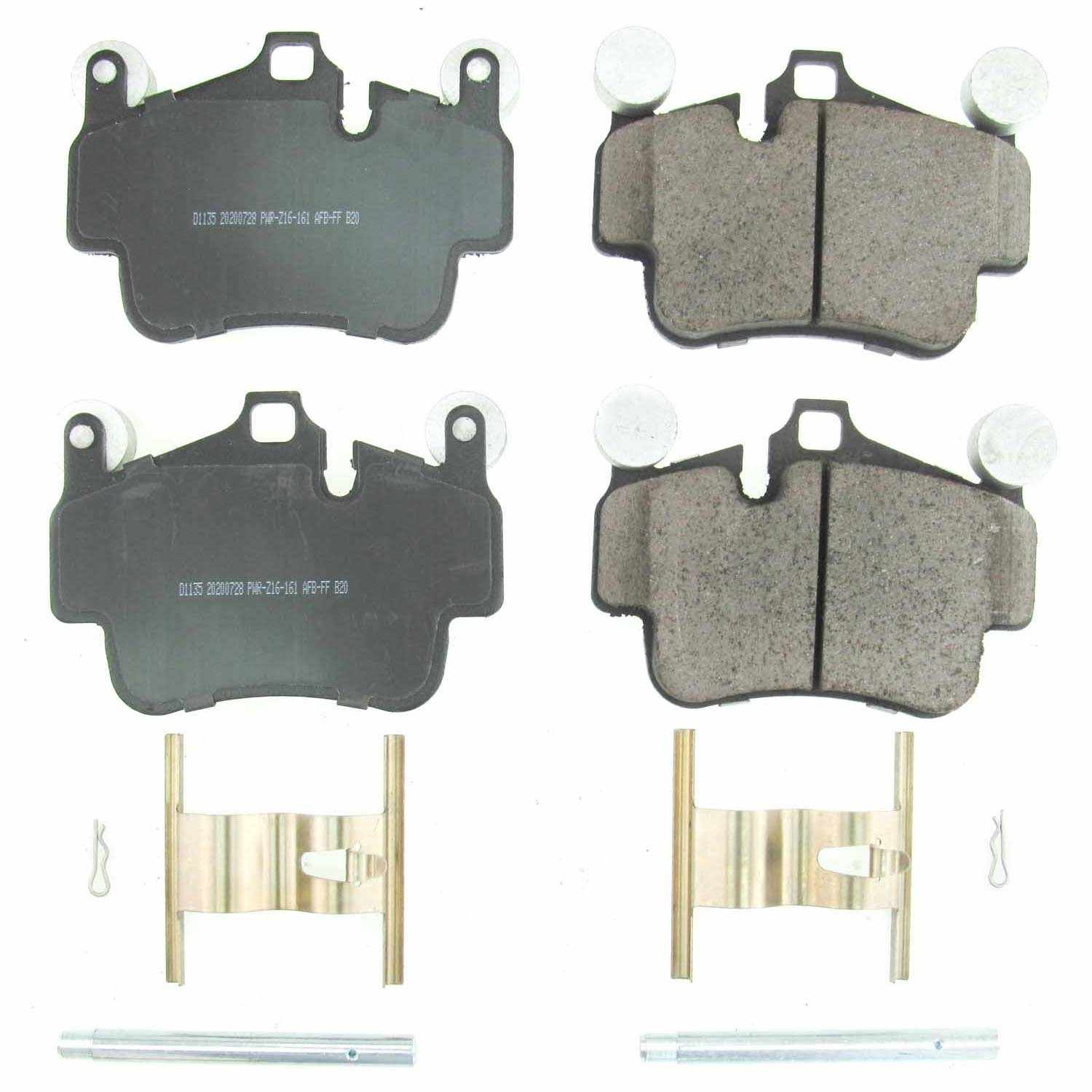 Power Stop 05-08 Porsche 911 Front or Rear Z17 Evolution Ceramic Brake Pads w/Hardware 17-1135