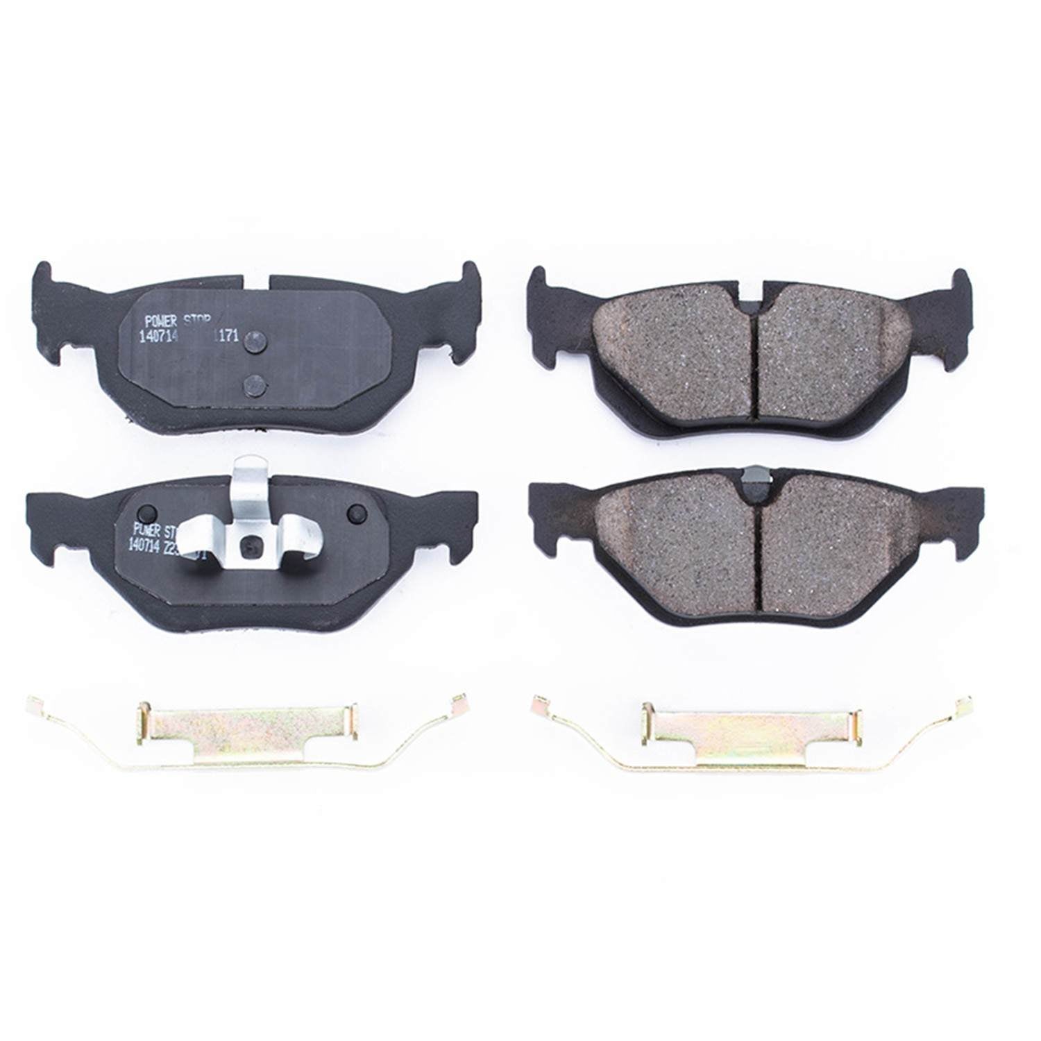 Power Stop 07-09 BMW 323i Rear Z17 Evolution Ceramic Brake Pads w/Hardware 17-1171