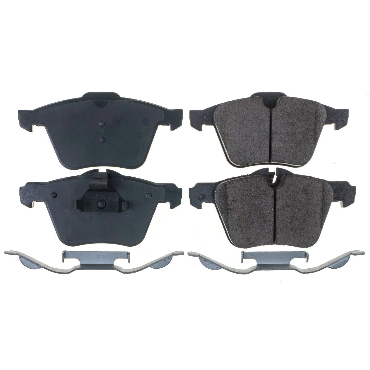 Power Stop 06-08 Jaguar S-Type Front Z17 Evolution Ceramic Brake Pads w/Hardware 17-1240