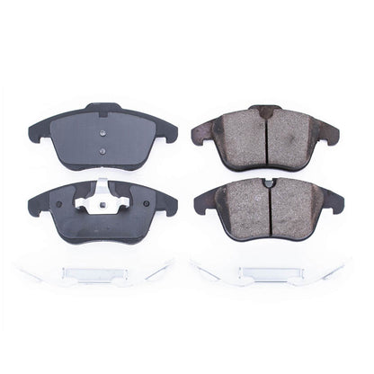 Power Stop 06-08 Jaguar S-Type Front Z17 Evolution Ceramic Brake Pads w/Hardware 17-1241