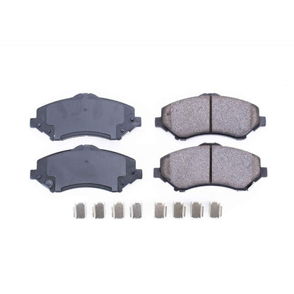 Power Stop 08-16 Chrysler Town & Country Front Z17 Evolution Ceramic Brake Pads w/Hardware 17-1273