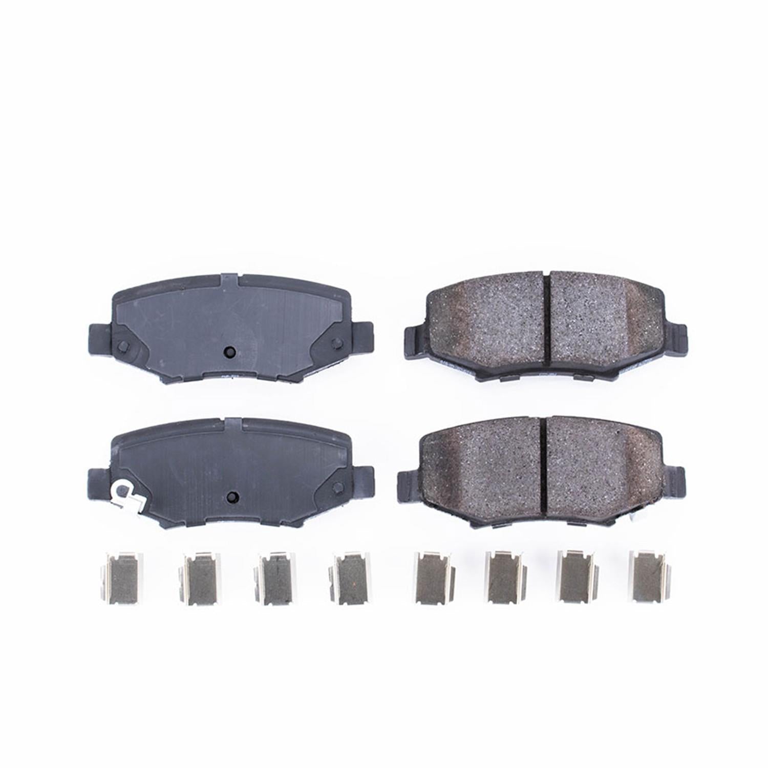 Power Stop 07-11 Dodge Nitro Rear Z17 Evolution Ceramic Brake Pads w/Hardware 17-1274