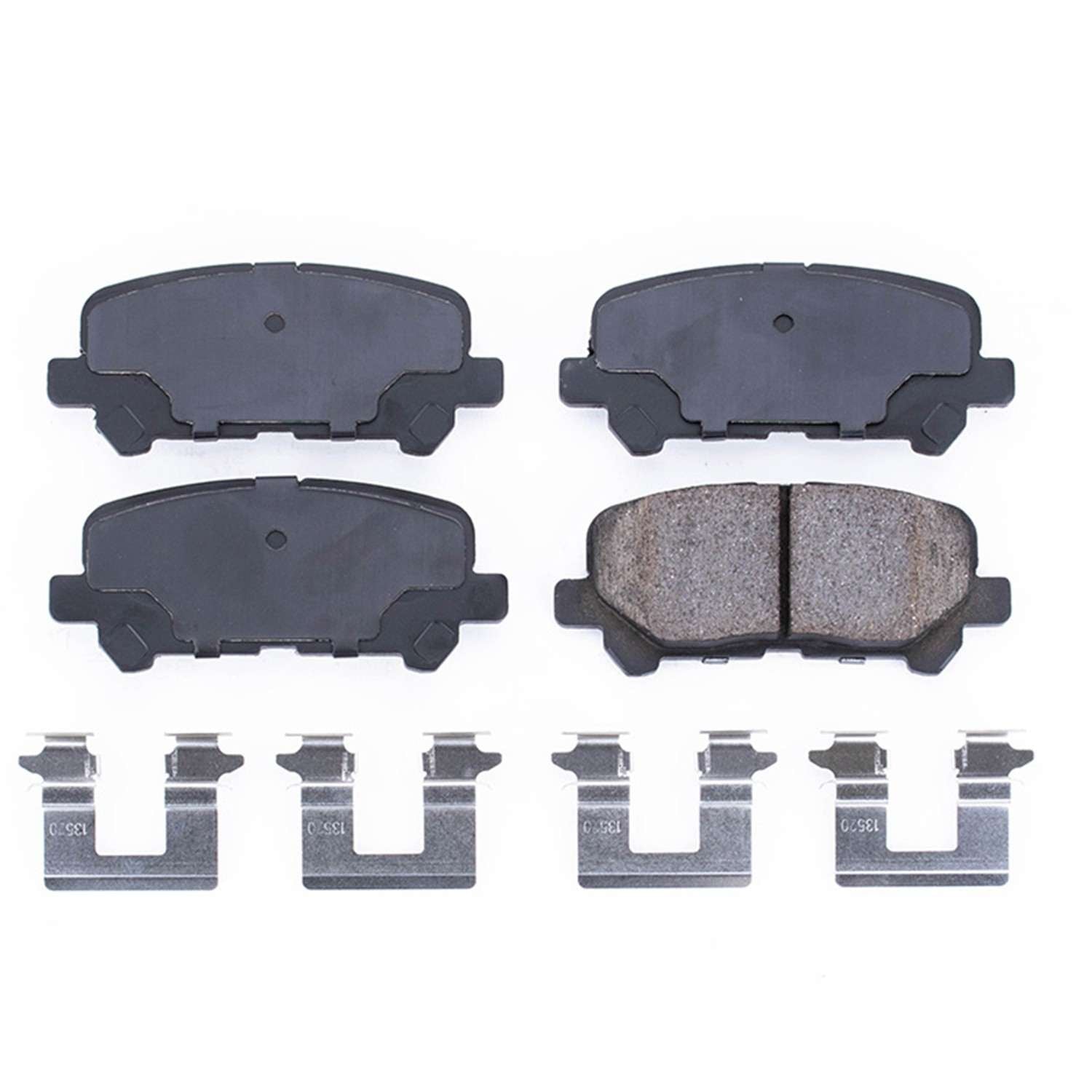 Power Stop 07-13 Acura MDX Rear Z17 Evolution Ceramic Brake Pads w/Hardware 17-1281