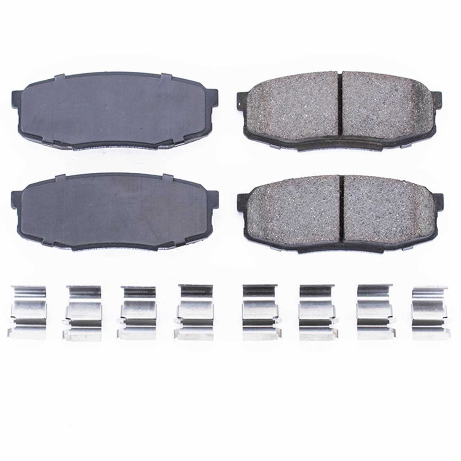 Power Stop 08-11 Lexus LX570 Rear Z17 Evolution Ceramic Brake Pads w/Hardware 17-1304