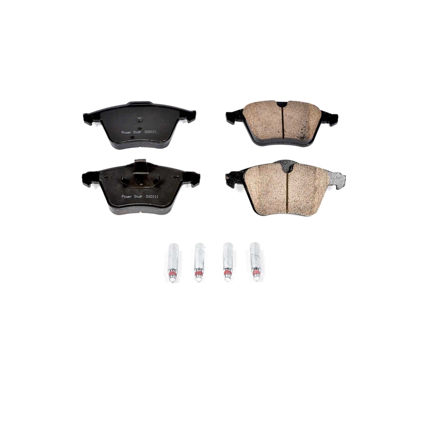 Power Stop 15-17 Volvo S60 Front Z17 Evolution Ceramic Brake Pads w/Hardware 17-1305