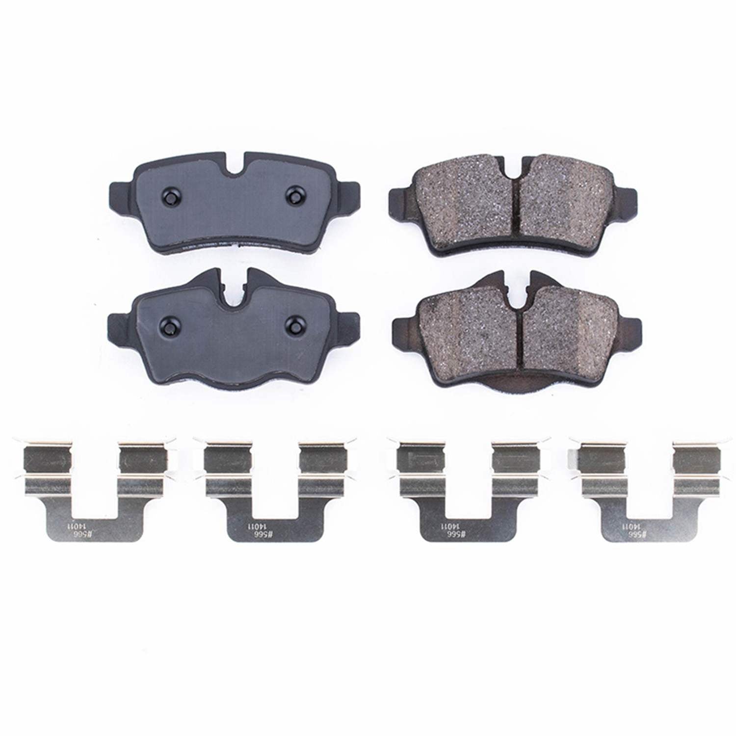 Power Stop 07-15 Mini Cooper Rear Z17 Evolution Ceramic Brake Pads w/Hardware 17-1309