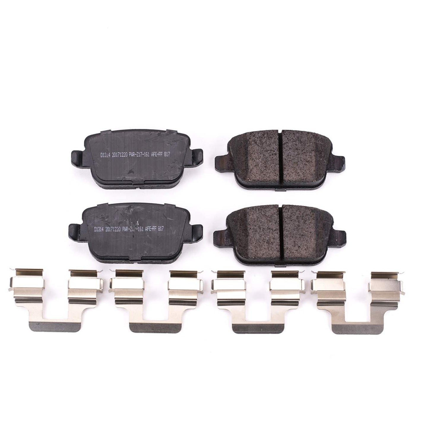 Power Stop 08-12 Land Rover LR2 Rear Z17 Evolution Ceramic Brake Pads w/Hardware 17-1314