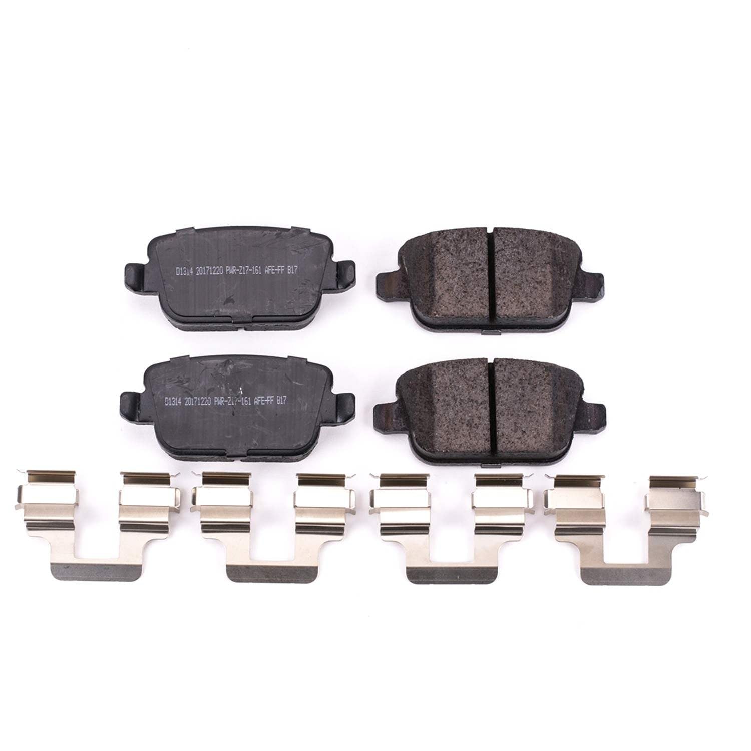 Power Stop 08-12 Land Rover LR2 Rear Z17 Evolution Ceramic Brake Pads w/Hardware 17-1314