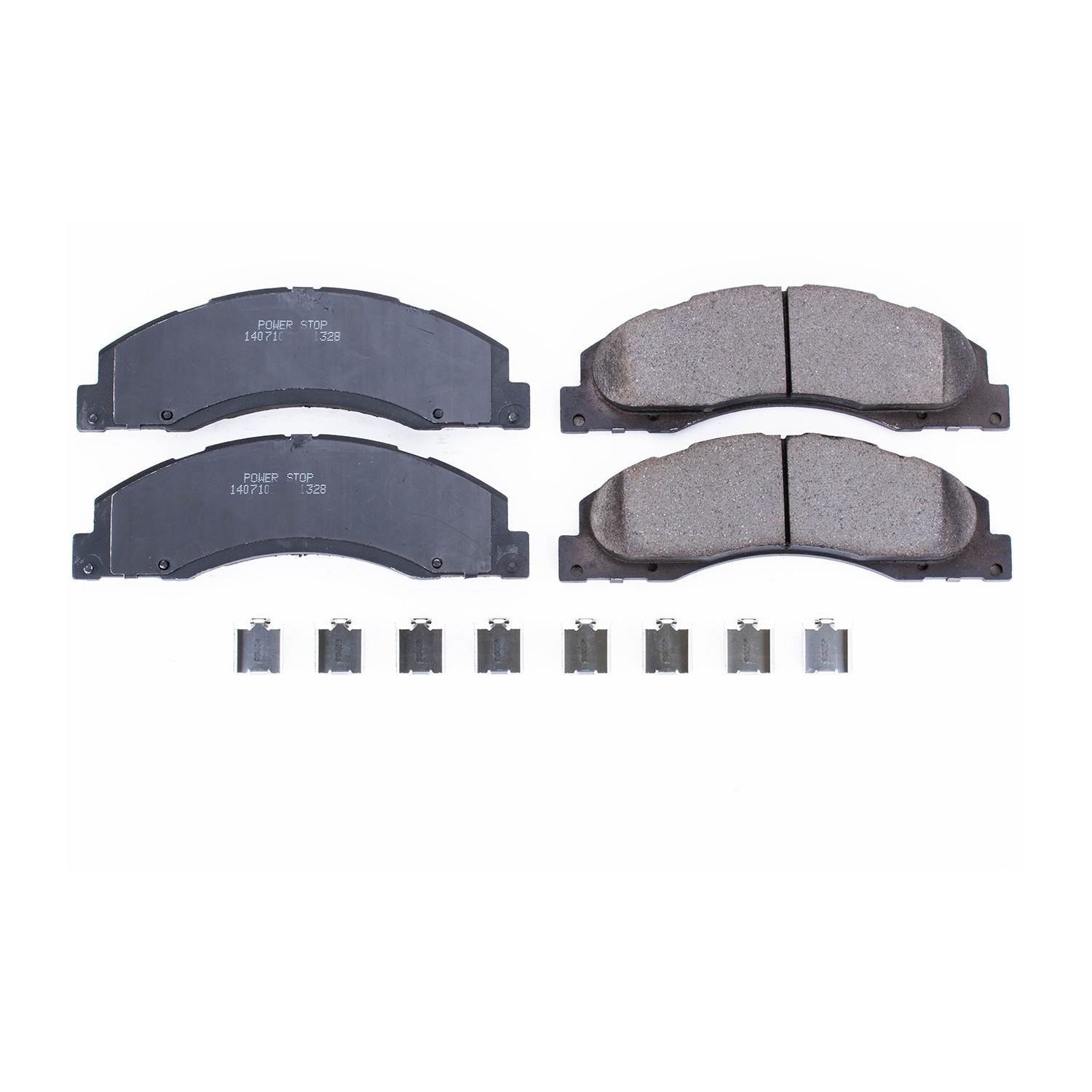 Power Stop 08-14 Ford E-150 Front Z17 Evolution Ceramic Brake Pads w/Hardware 17-1328