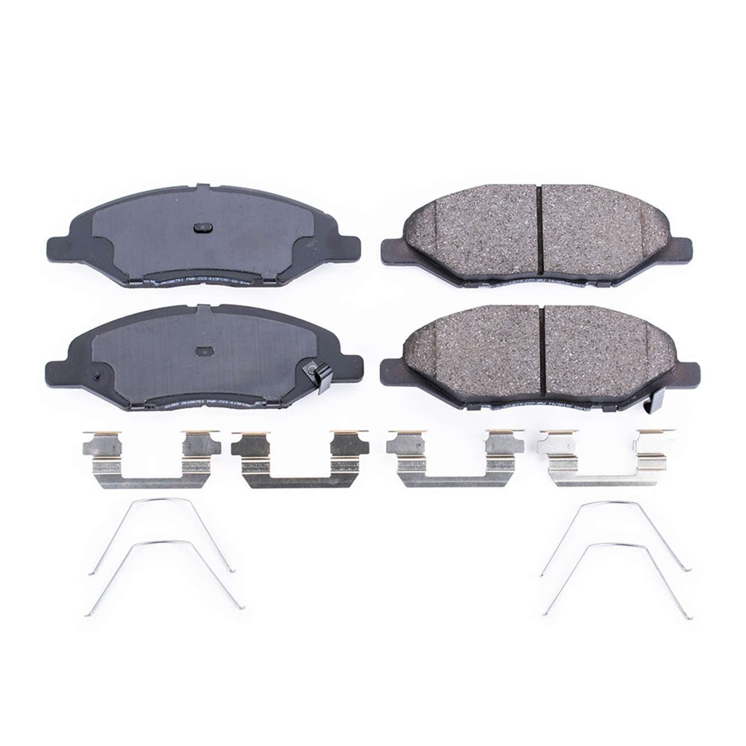 Power Stop 09-11 Nissan Versa Front Z17 Evolution Ceramic Brake Pads w/Hardware 17-1345