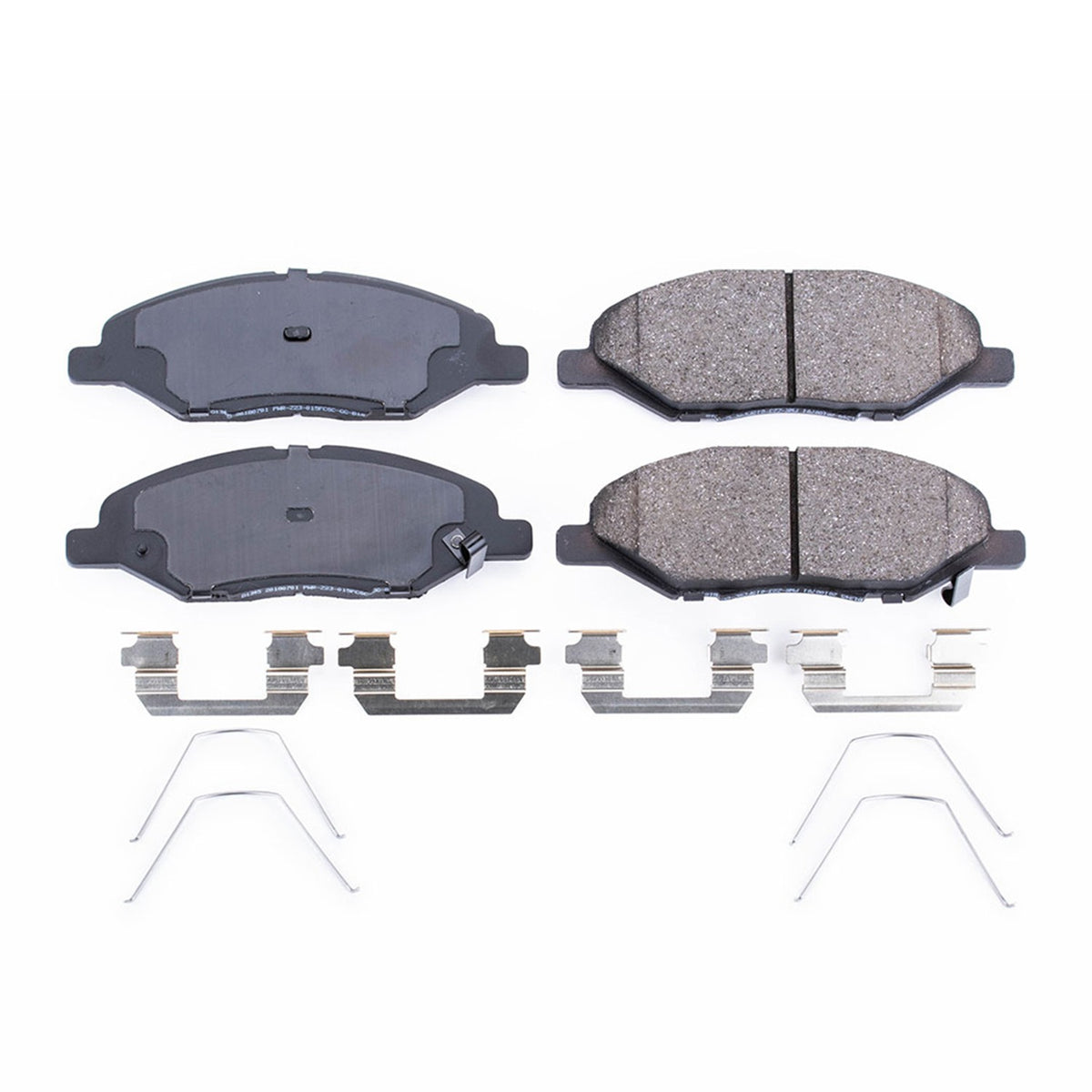 Power Stop 09-11 Nissan Versa Front Z17 Evolution Ceramic Brake Pads w/Hardware 17-1345