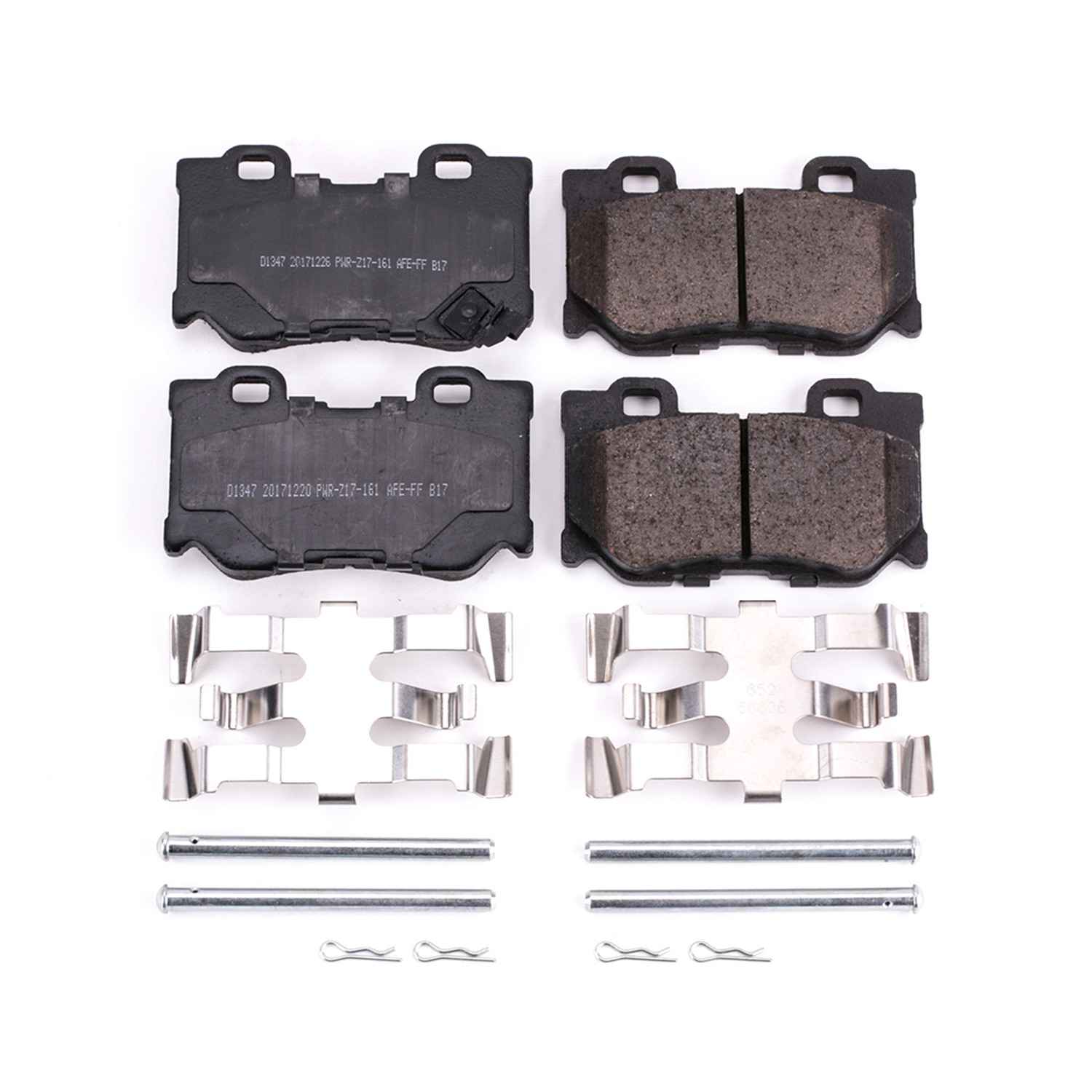 Power Stop 09-13 Infiniti FX50 Rear Z17 Evolution Ceramic Brake Pads w/Hardware 17-1347