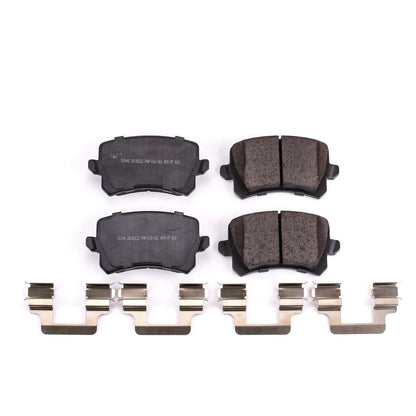 Power Stop 2015 Audi Q3 Rear Z17 Evolution Ceramic Brake Pads w/Hardware 17-1348