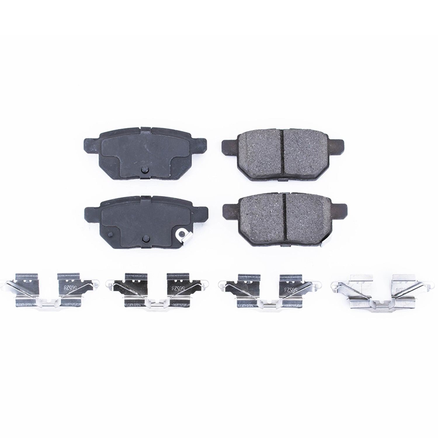 Power Stop 09-10 Pontiac Vibe Rear Z17 Evolution Ceramic Brake Pads w/Hardware 17-1354