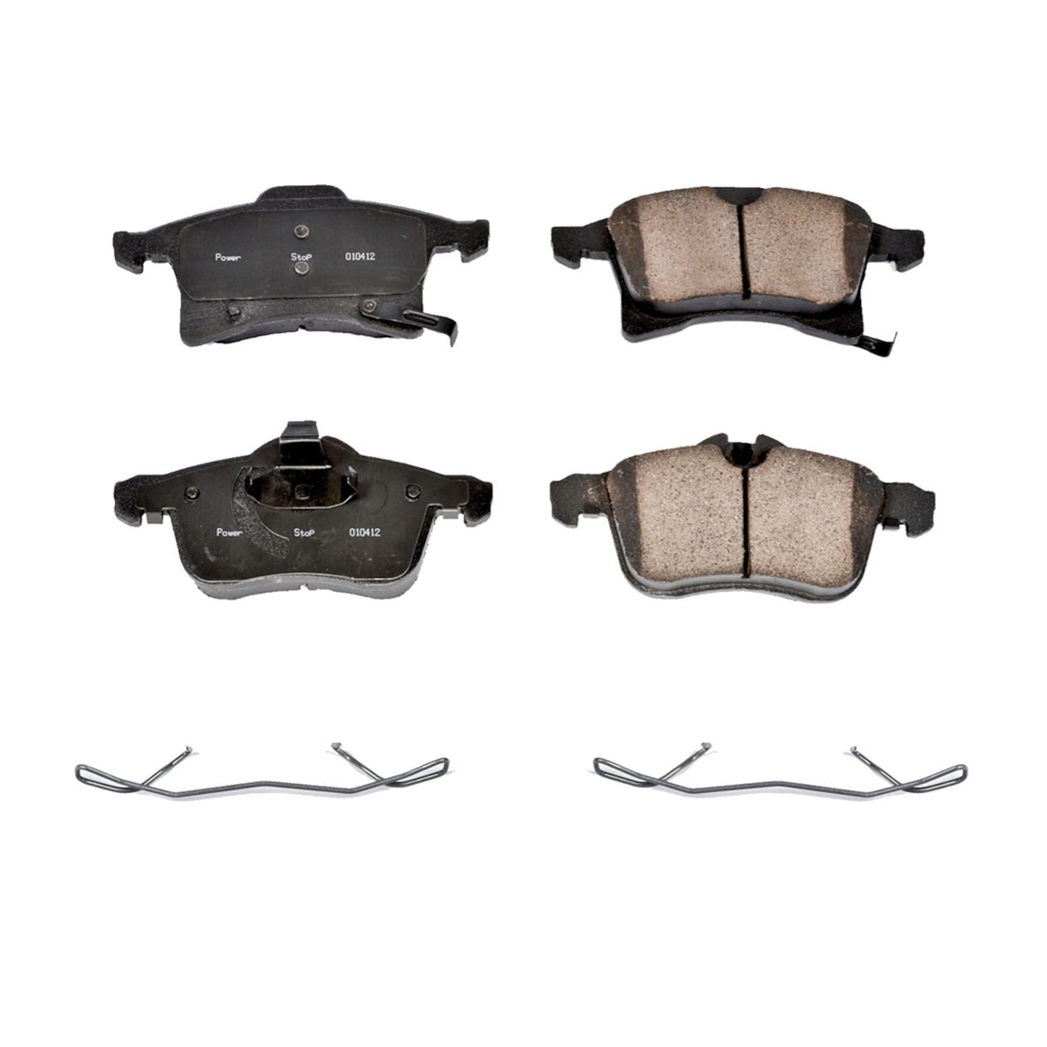 Power Stop 08-09 Saturn Astra Front Z17 Evolution Ceramic Brake Pads w/Hardware 17-1361