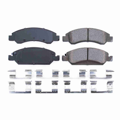 Power Stop 08-19 Cadillac Escalade Front Z17 Evolution Ceramic Brake Pads w/Hardware 17-1363