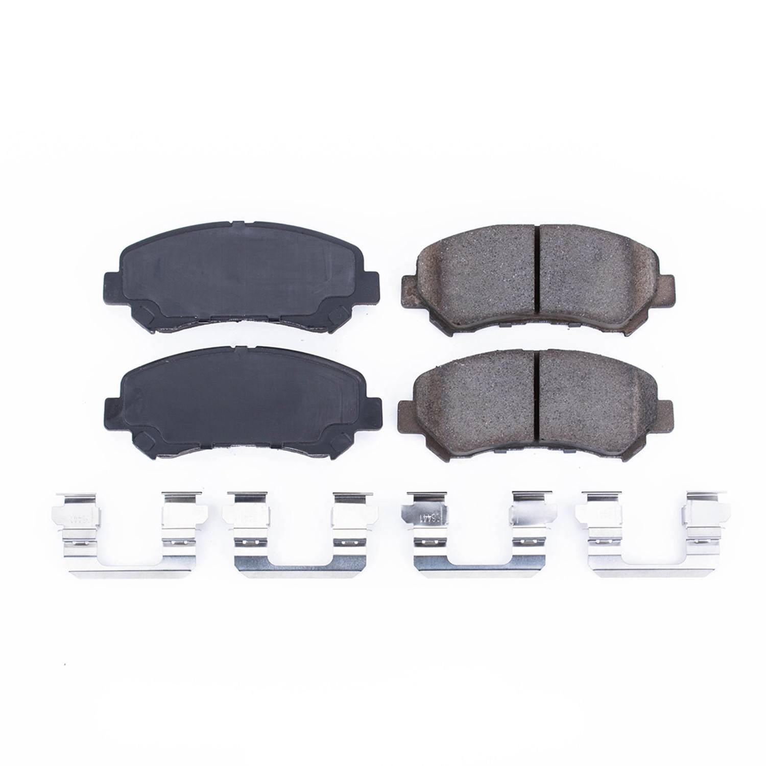 Power Stop 14-17 Nissan Juke Front Z17 Evolution Ceramic Brake Pads w/Hardware 17-1374