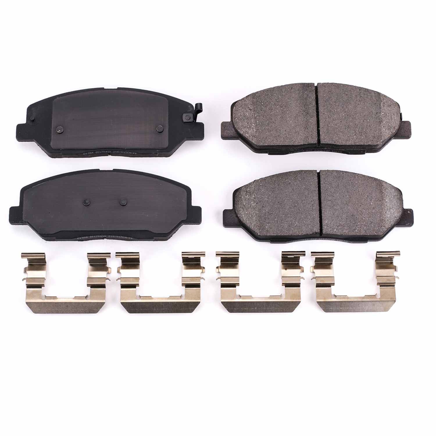 Power Stop 09-11 Hyundai Genesis Front Z17 Evolution Ceramic Brake Pads w/Hardware 17-1384