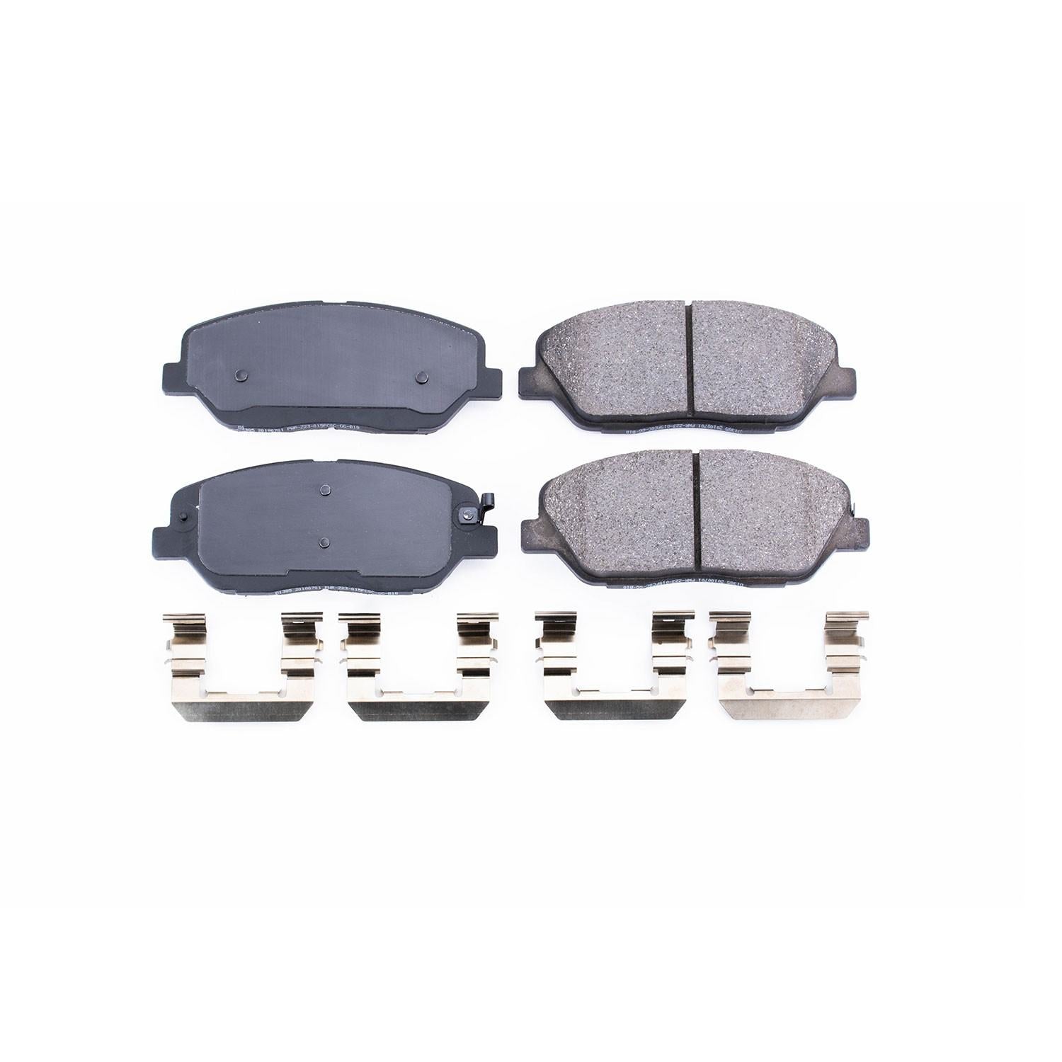 Power Stop 09-11 Kia Borrego Front Z17 Evolution Ceramic Brake Pads w/Hardware 17-1385