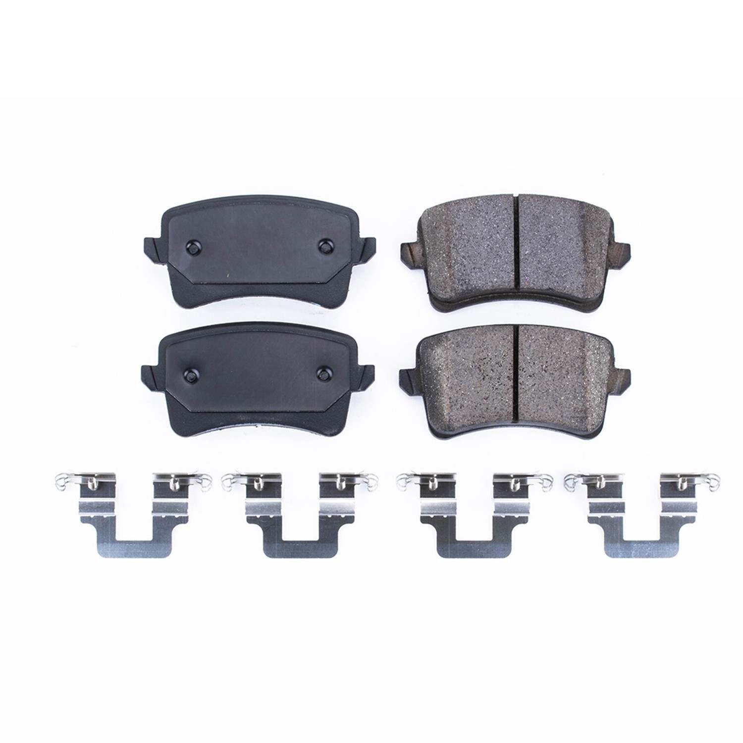 Power Stop 10-16 Audi A4 Rear Z17 Evolution Ceramic Brake Pads w/Hardware 17-1386