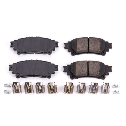 Power Stop 10-15 Lexus RX350 Rear Z17 Evolution Ceramic Brake Pads w/Hardware 17-1391