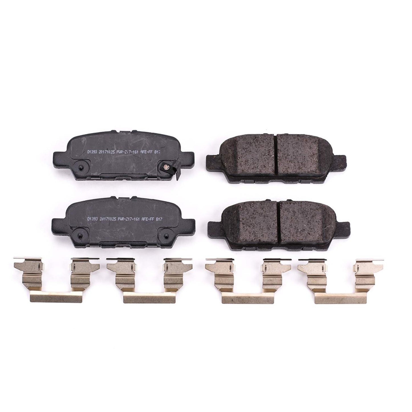 Power Stop 11-12 Infiniti EX35 Rear Z17 Evolution Ceramic Brake Pads w/Hardware 17-1393