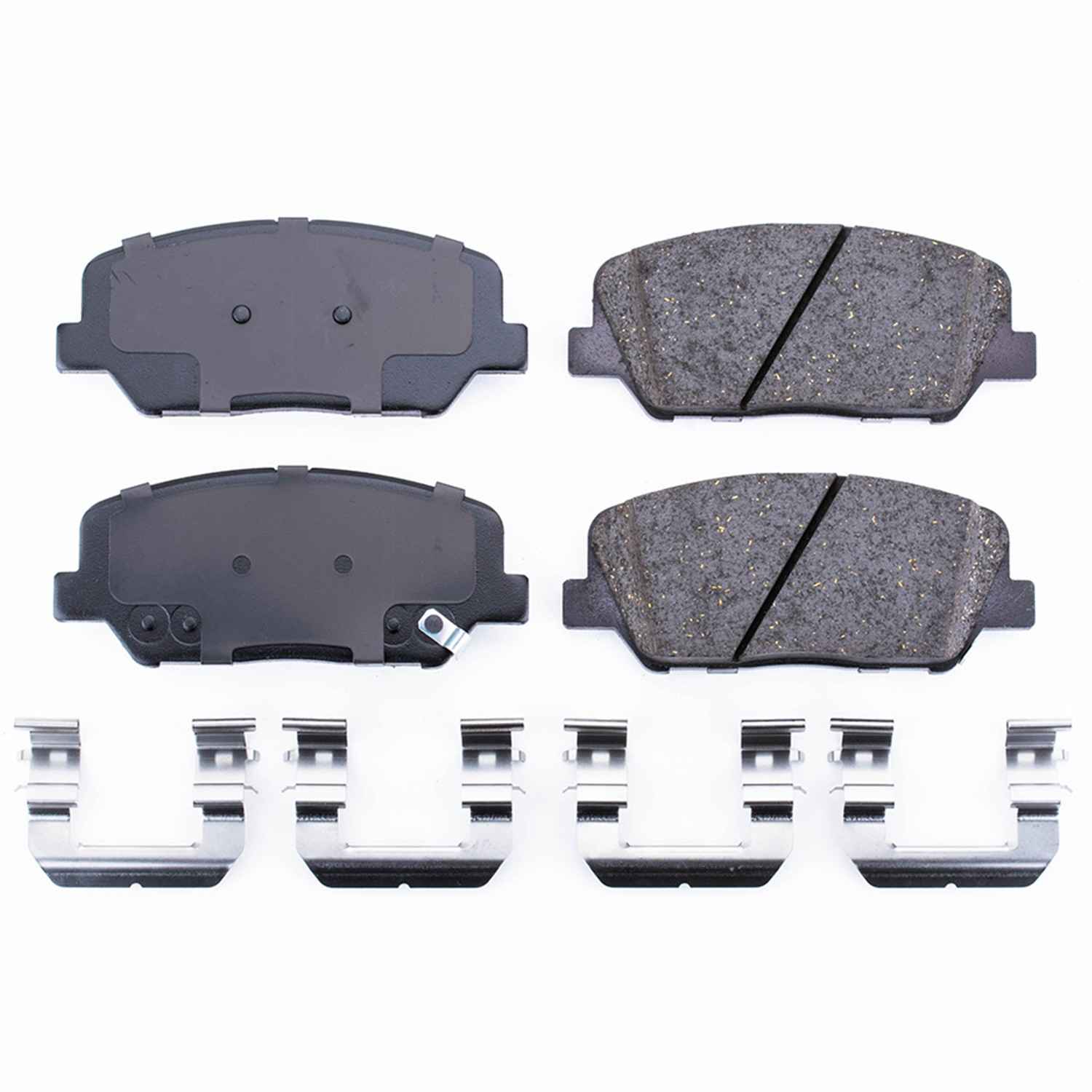 Power Stop 10-16 Hyundai Genesis Coupe Front Z17 Evolution Ceramic Brake Pads w/Hardware 17-1413