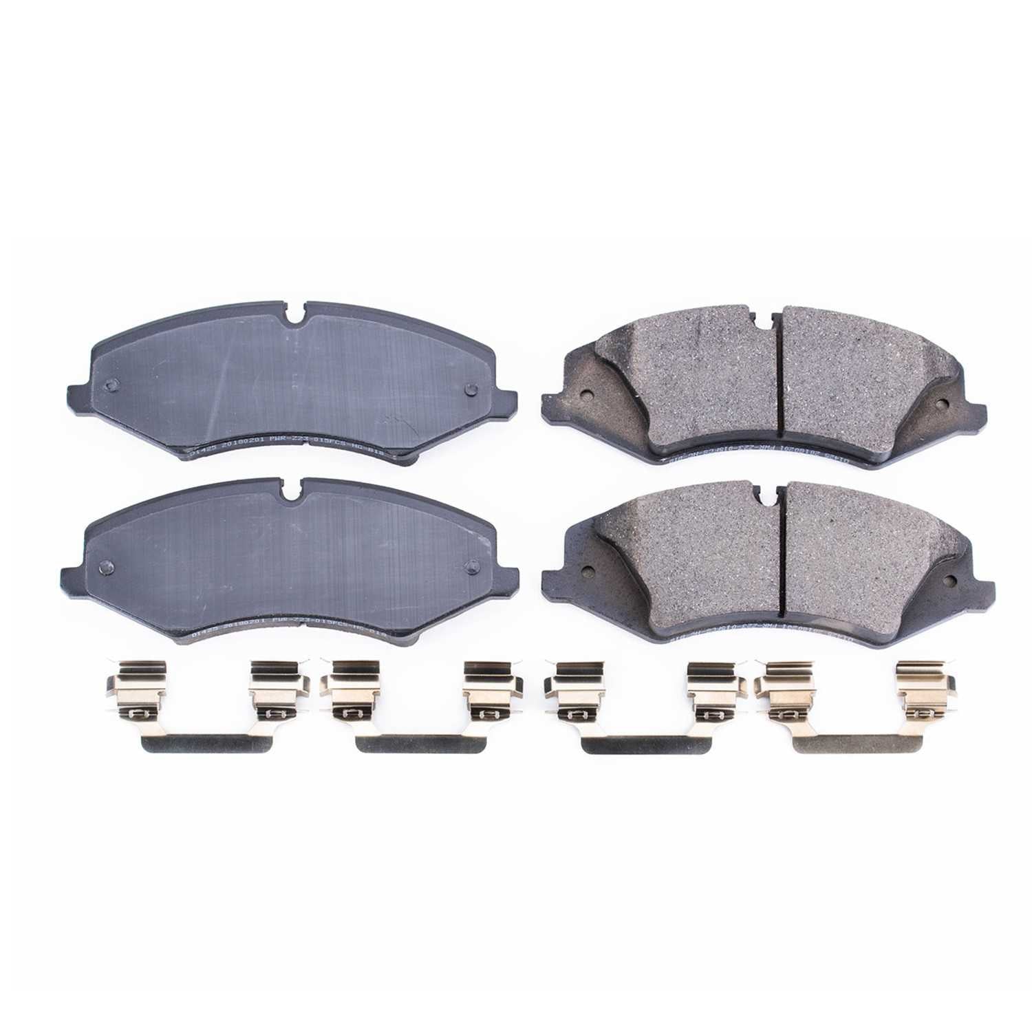 Power Stop 2010 Land Rover LR4 Front Z17 Evolution Ceramic Brake Pads w/Hardware 17-1425