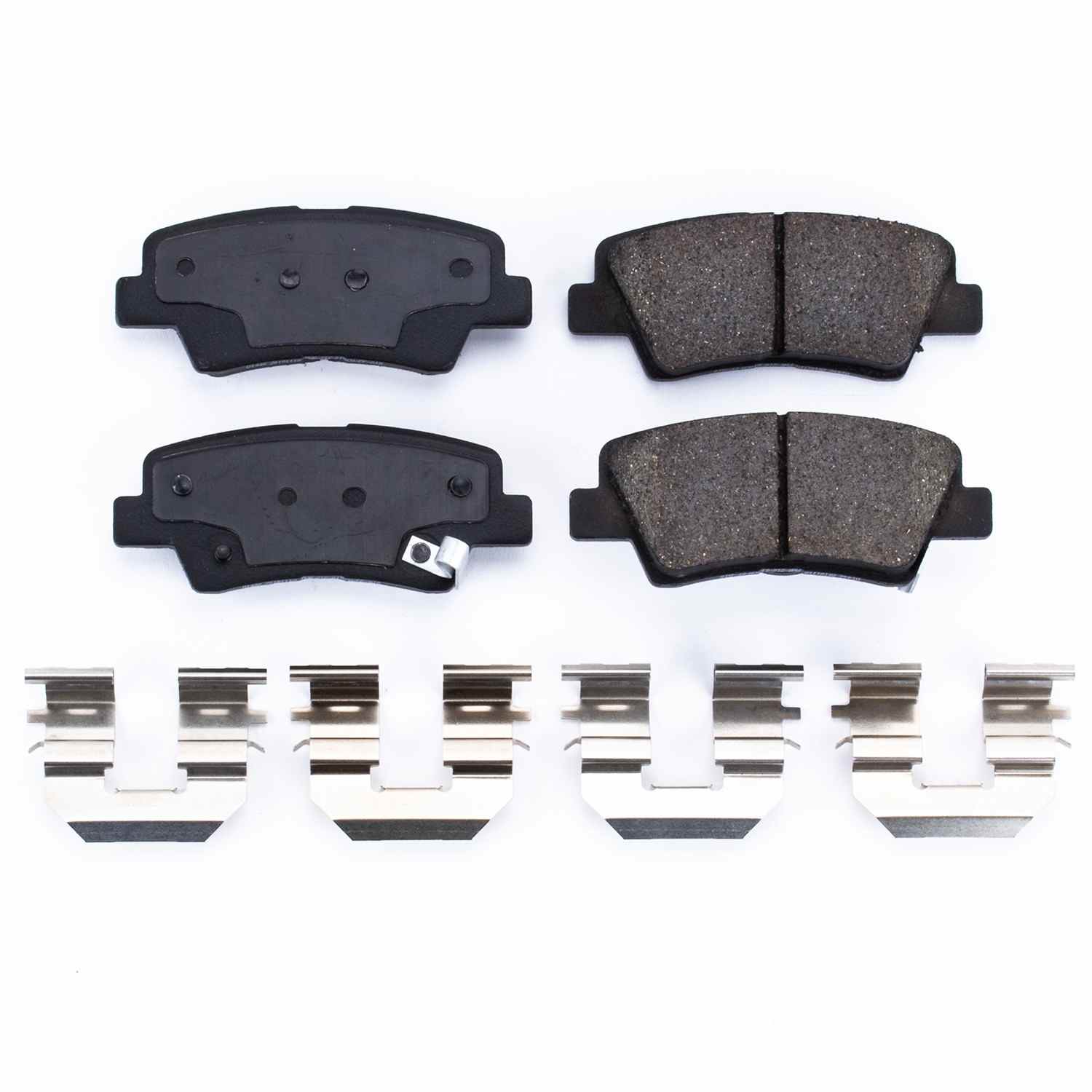 Power Stop 09-11 Hyundai Azera Rear Z17 Evolution Ceramic Brake Pads w/Hardware 17-1446