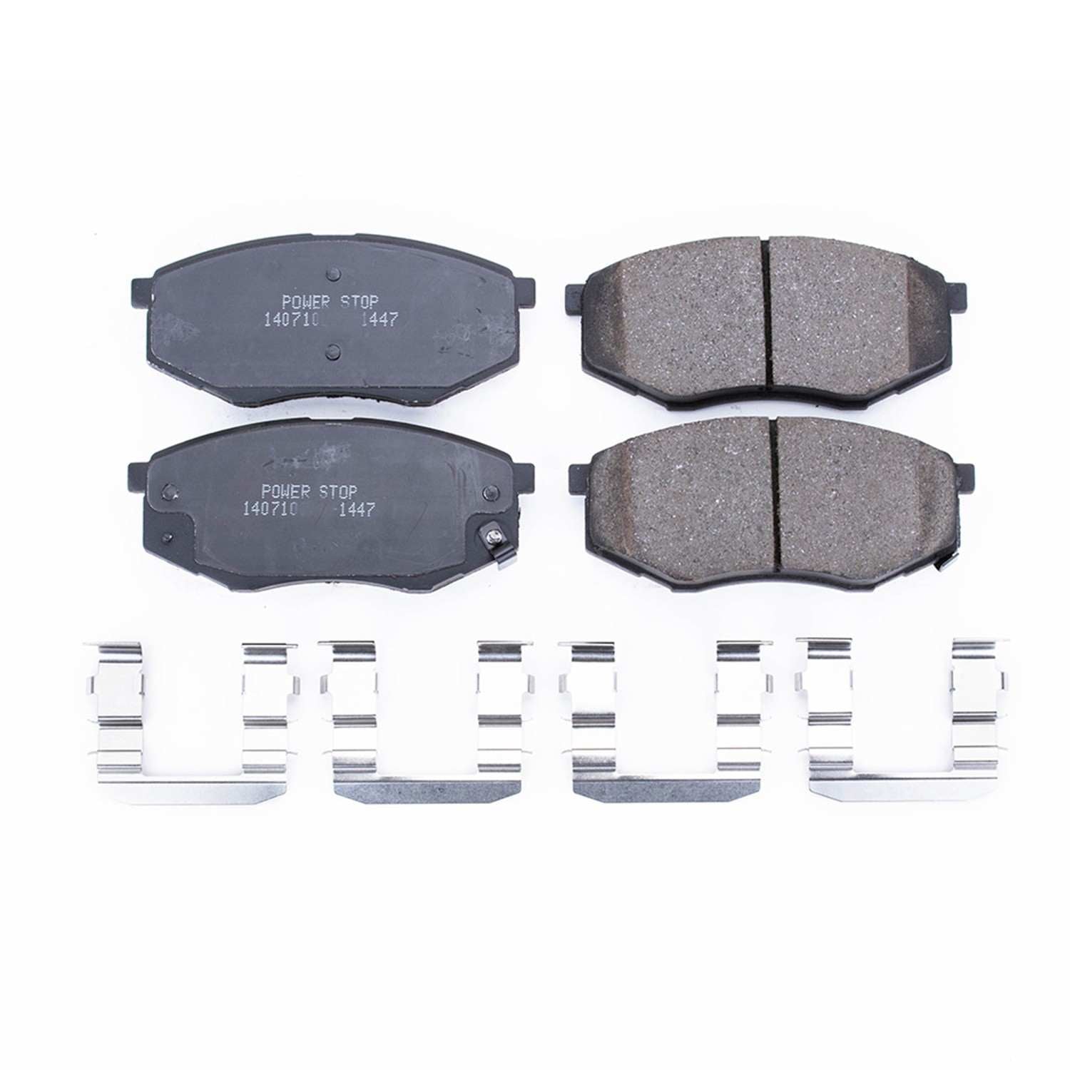Power Stop 10-11 Hyundai Tucson Front Z17 Evolution Ceramic Brake Pads w/Hardware 17-1447