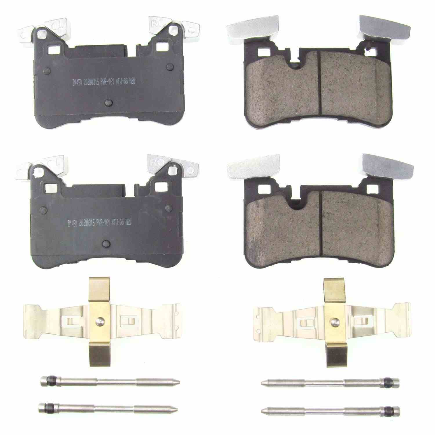 Power Stop 2012 Mercedes-Benz C63 AMG Rear Z17 Evolution Ceramic Brake Pads w/Hardware 17-1450