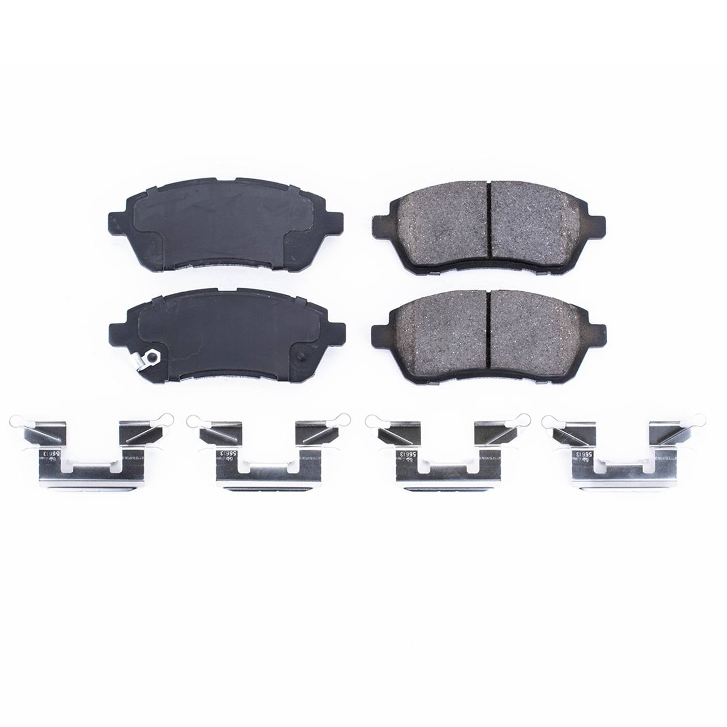 Power Stop 11-14 Mazda 2 Front Z17 Evolution Ceramic Brake Pads w/Hardware 17-1454A
