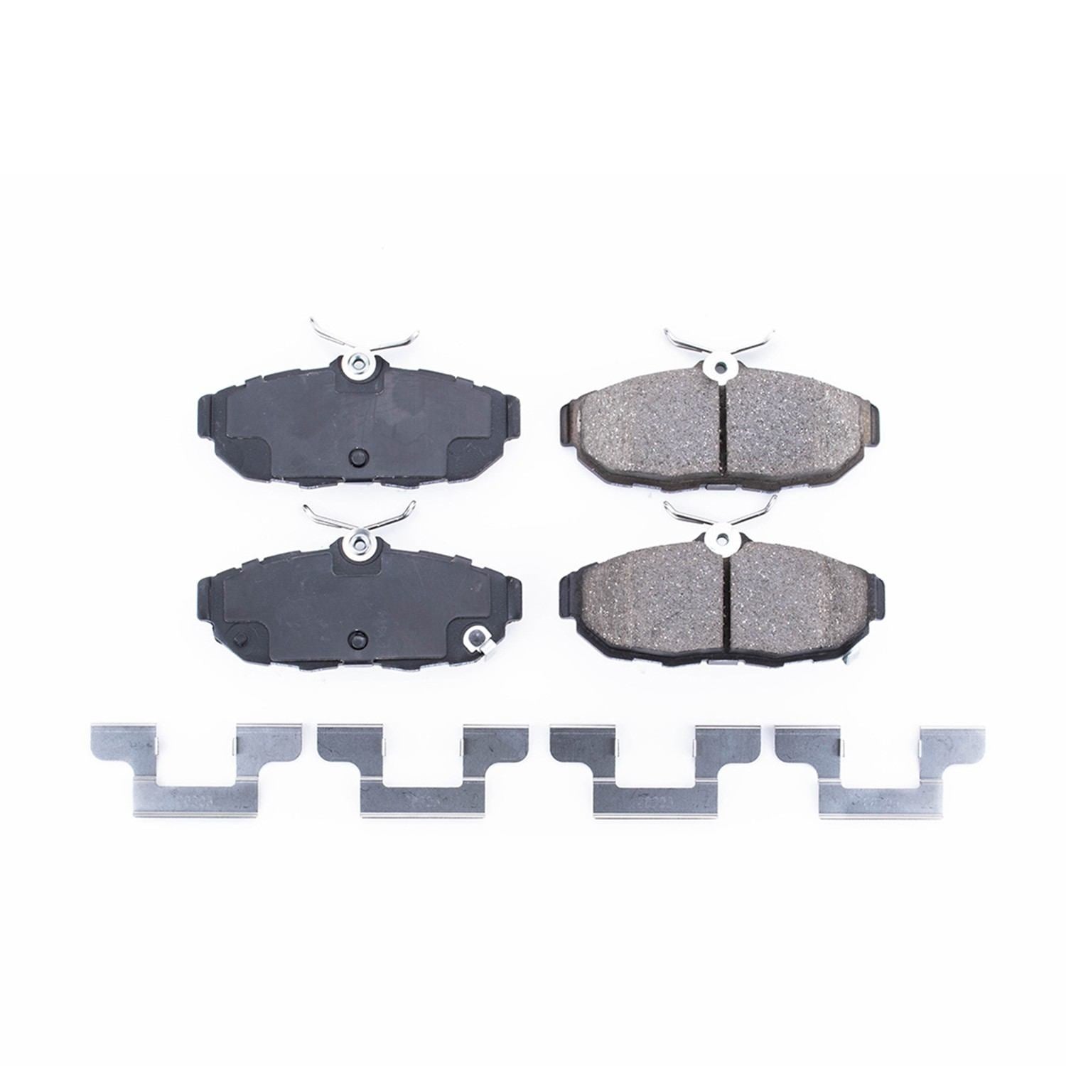 Power Stop 11-14 Ford Mustang Rear Z17 Evolution Ceramic Brake Pads w/Hardware 17-1465