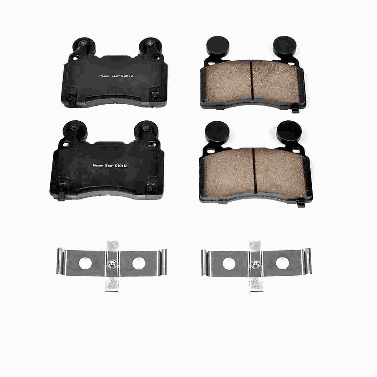 Power Stop 16-18 Cadillac CT6 Front Z17 Evolution Ceramic Brake Pads w/Hardware 17-1474