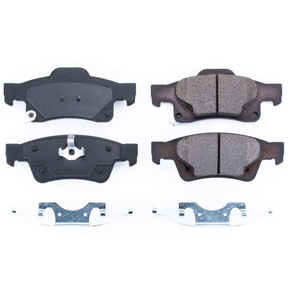 PowerStop Power Stop 2021 Jeep Grand Cherokee Rear Z17 Evo Ceramic Brake Pads w/Hardware 17-1498N