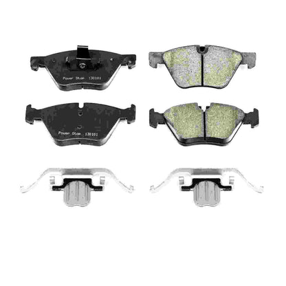 Power Stop 11-16 BMW 528i Front Z17 Evolution Ceramic Brake Pads w/Hardware 17-1504
