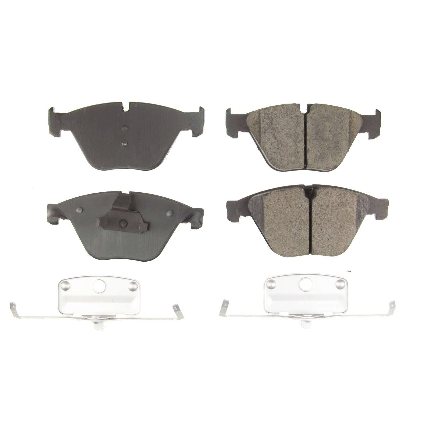 Power Stop 2011 BMW 535i xDrive Front Z17 Evolution Ceramic Brake Pads w/Hardware 17-1505