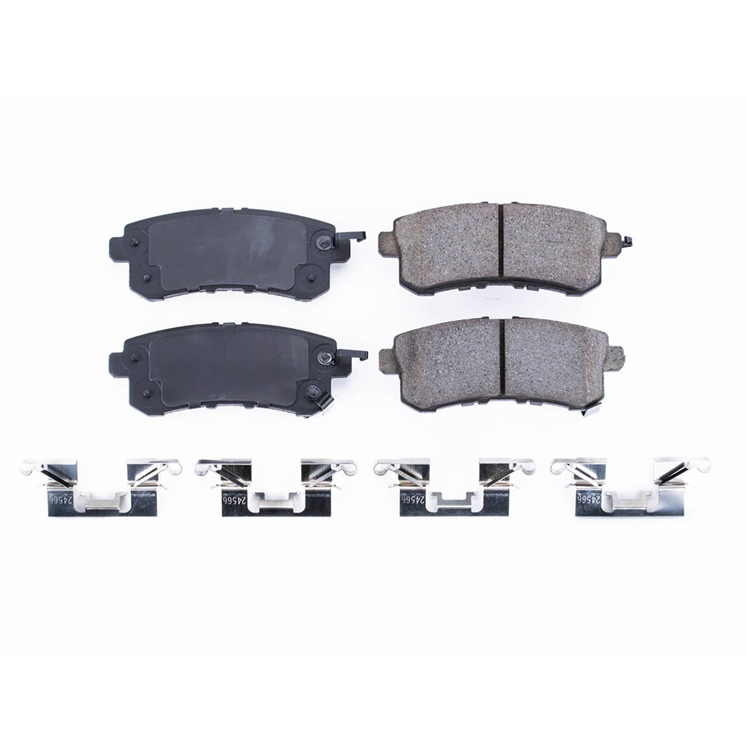 Power Stop 11-13 Infiniti QX56 Rear Z17 Evolution Ceramic Brake Pads w/Hardware 17-1510