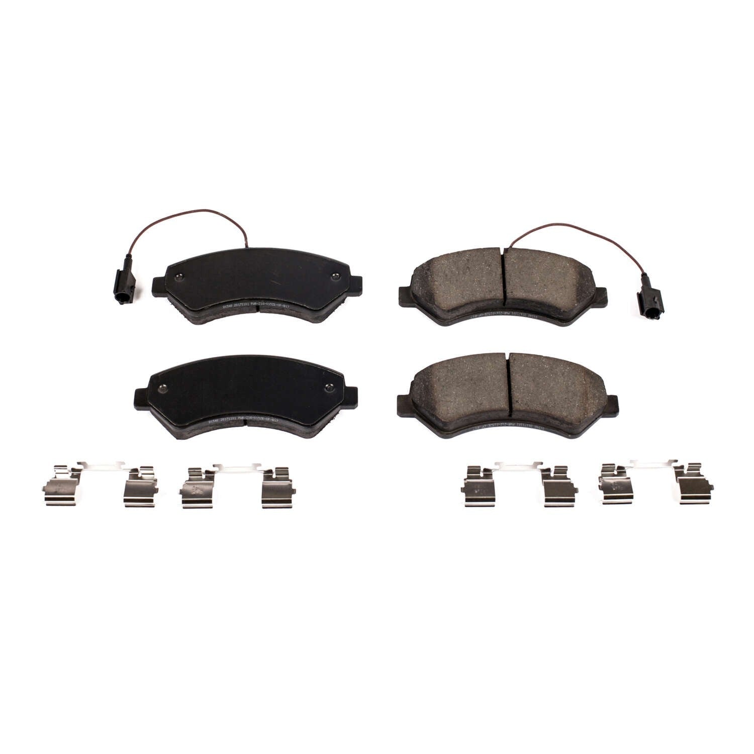Power Stop 2019 Ram ProMaster 1500 Front Z17 Evolution Ceramic Brake Pads w/Hardware 17-1540