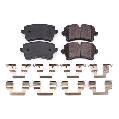 Power Stop 12-18 Audi A6 Rear Z17 Evolution Ceramic Brake Pads w/Hardware 17-1547