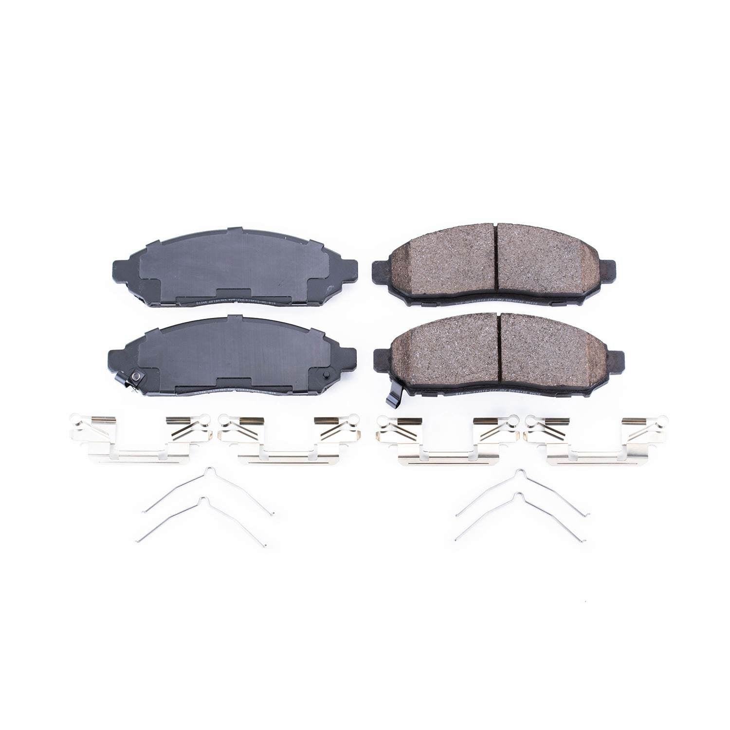 Power Stop 2015 Chevrolet City Express Front Z17 Evolution Ceramic Brake Pads w/Hardware 17-1548