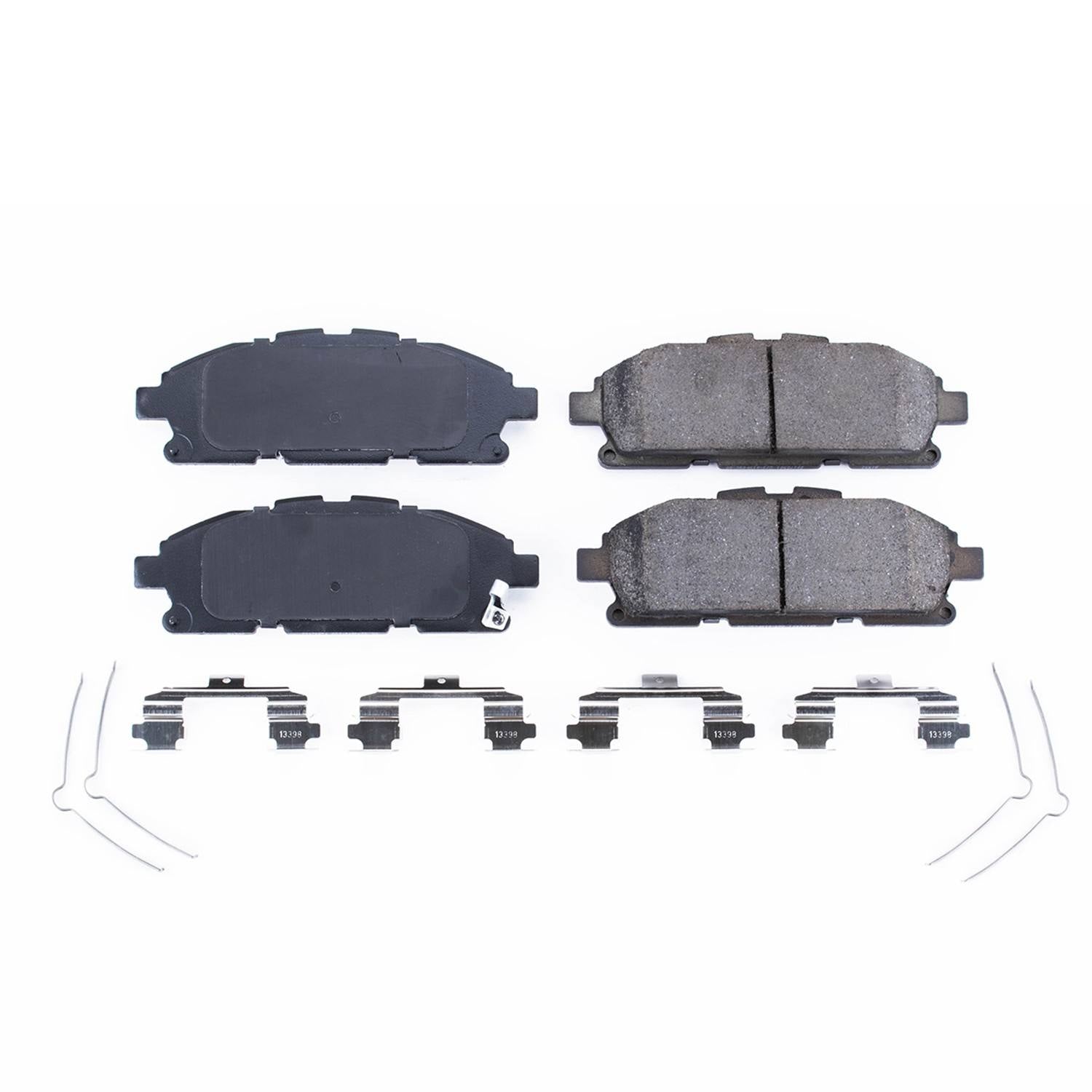 Power Stop 11-17 Nissan Quest Front Z17 Evolution Ceramic Brake Pads w/Hardware 17-1552