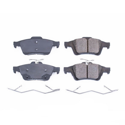 Power Stop 2016 Ford Focus Rear Z17 Evolution Ceramic Brake Pads w/Hardware 17-1564A