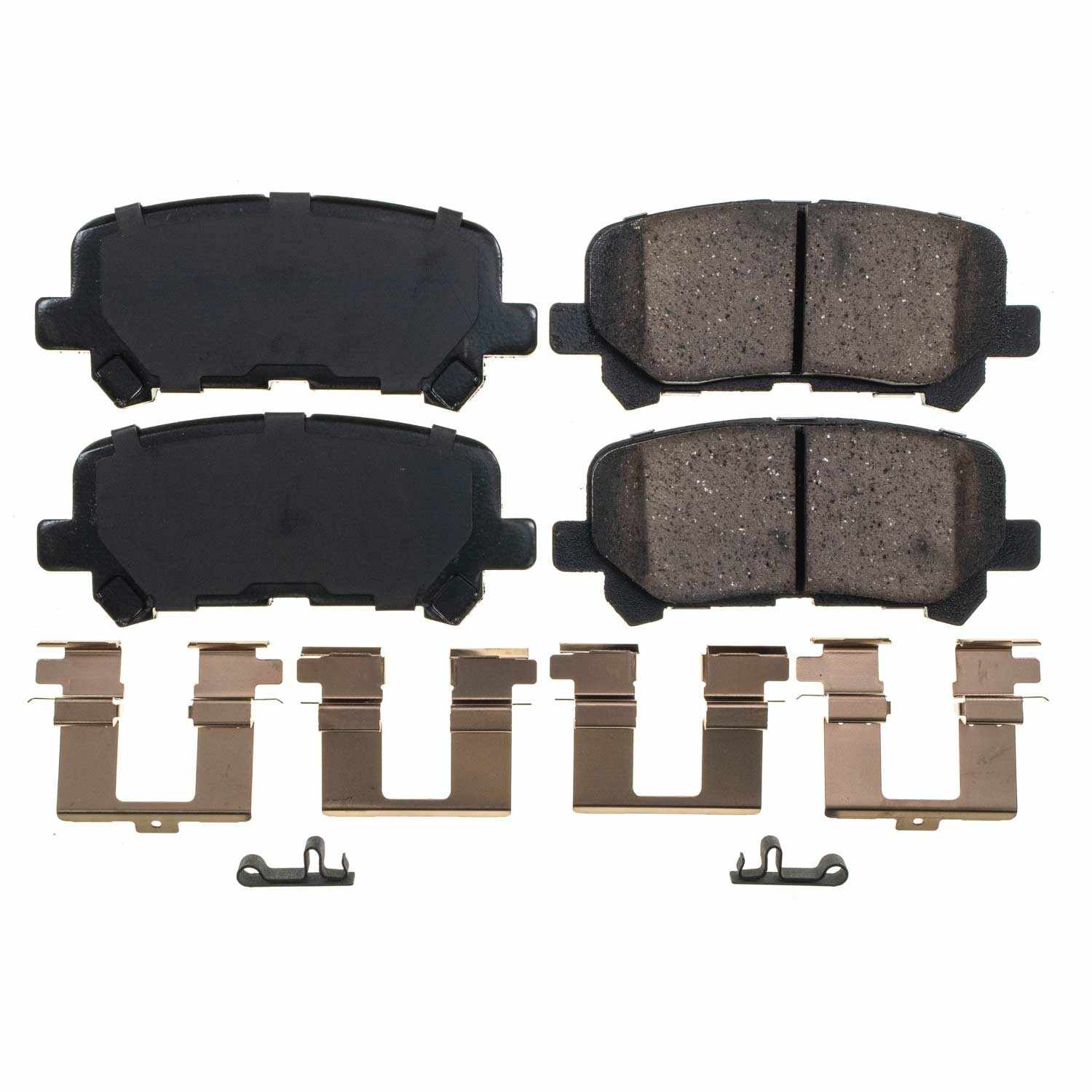 Power Stop 12-15 Honda Pilot Rear Z17 Evolution Ceramic Brake Pads w/Hardware 17-1585