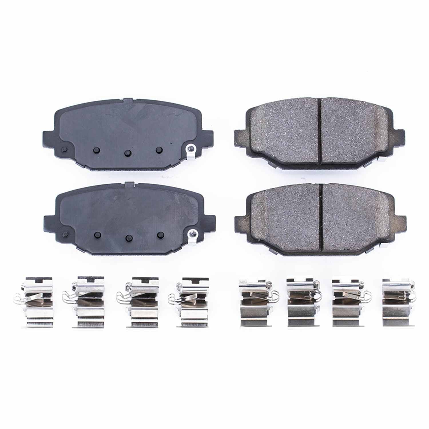 Power Stop 12-16 Chrysler Town & Country Rear Z17 Evolution Ceramic Brake Pads w/Hardware 17-1596