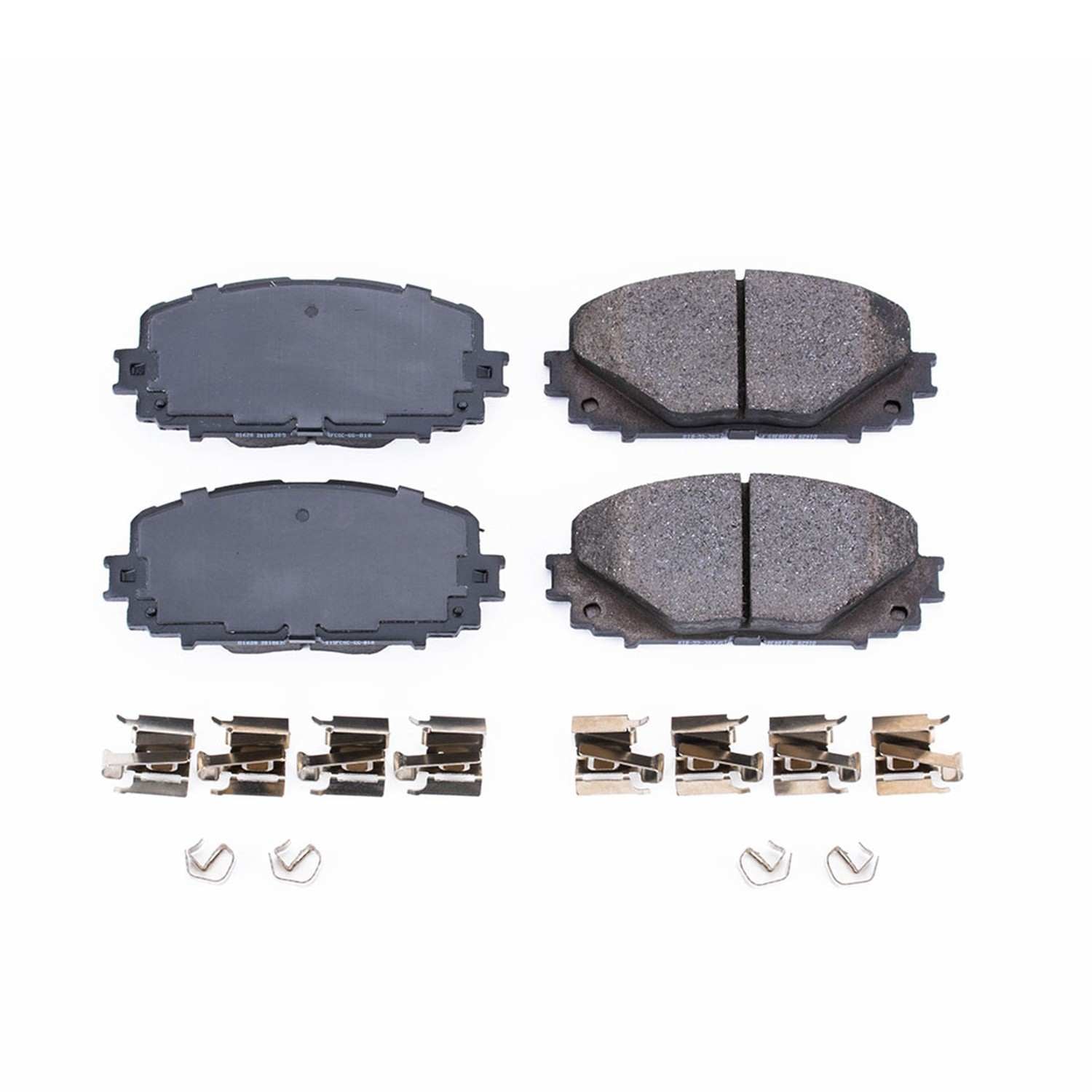 Power Stop 12-18 Toyota Yaris Front Z17 Evolution Ceramic Brake Pads w/Hardware 17-1628