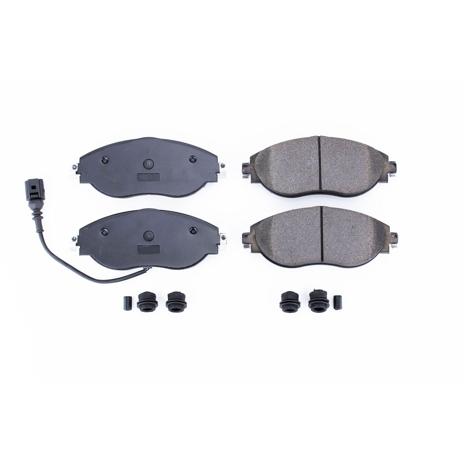 Power Stop 2019 Audi A3 Quattro Front Z17 Evolution Ceramic Brake Pads w/Hardware 17-1633