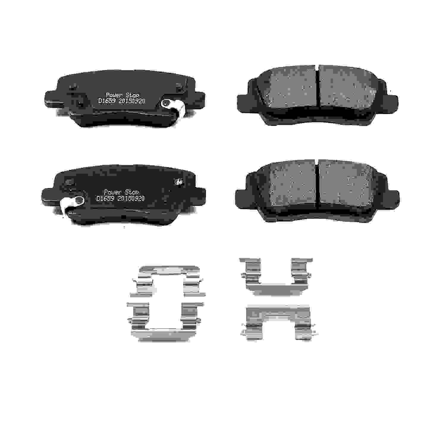 Power Stop 13-18 Cadillac ATS Rear Z17 Evolution Ceramic Brake Pads w/Hardware 17-1659