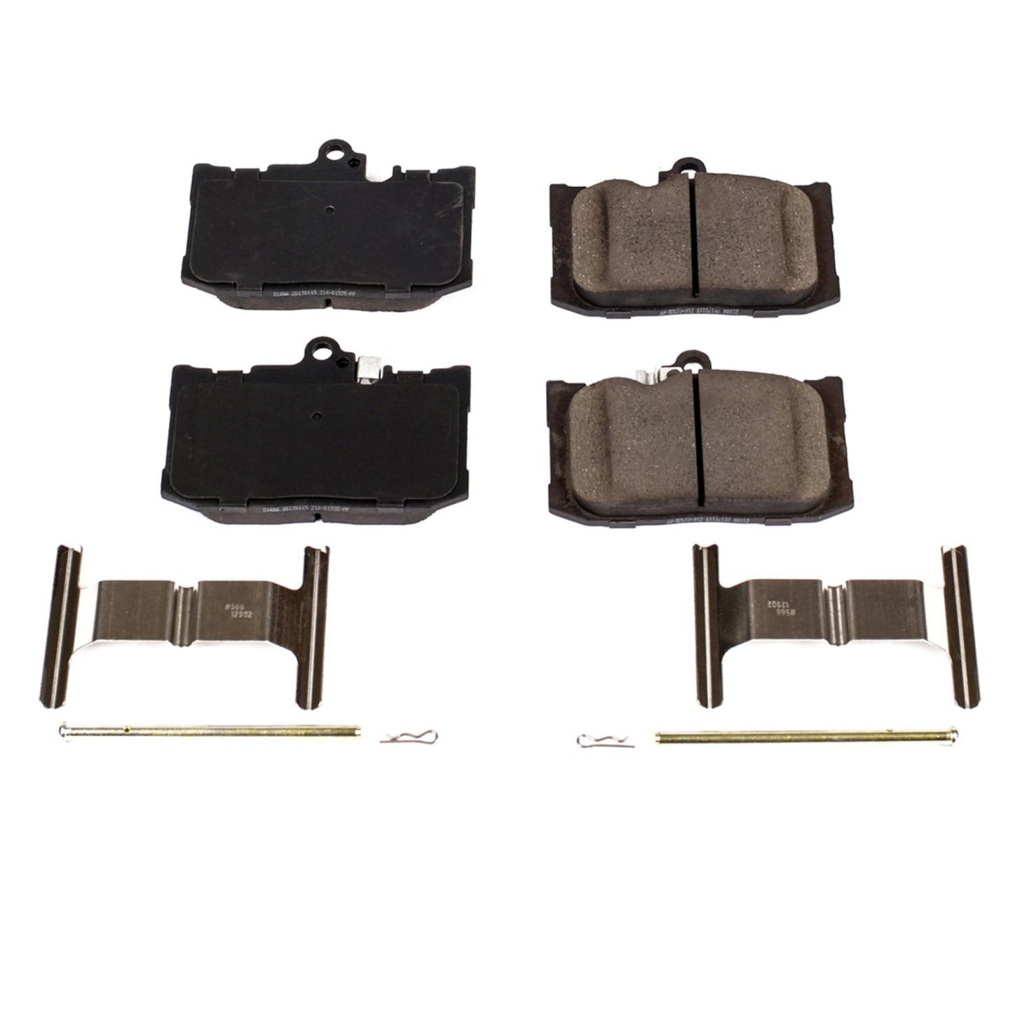 Power Stop 16-17 Lexus GS200t Front Z17 Evolution Ceramic Brake Pads w/Hardware 17-1686