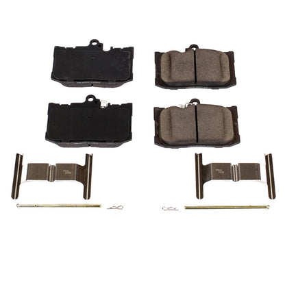 Power Stop 16-17 Lexus GS200t Front Z17 Evolution Ceramic Brake Pads w/Hardware 17-1686
